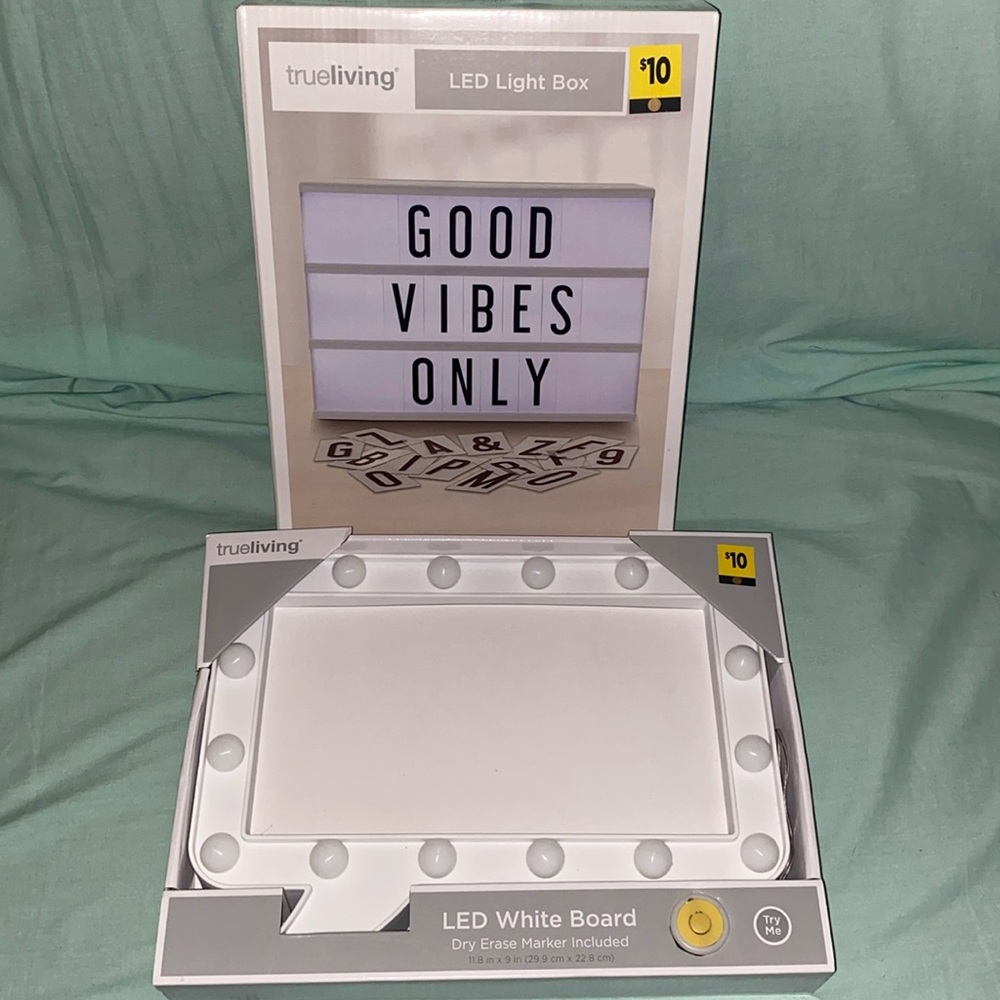 Bundle: LED Light Box & LED White Board
